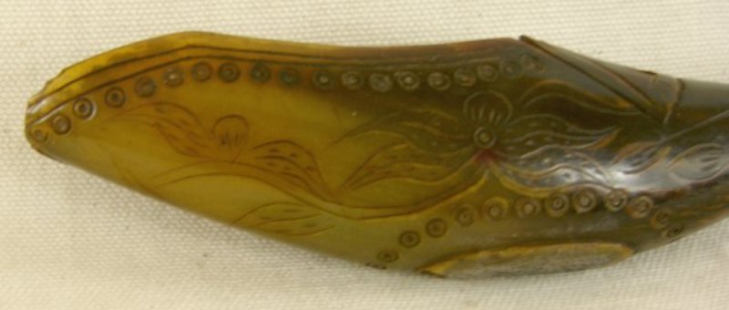 Chinese Minority Small Carved Horn for Animal Medicine