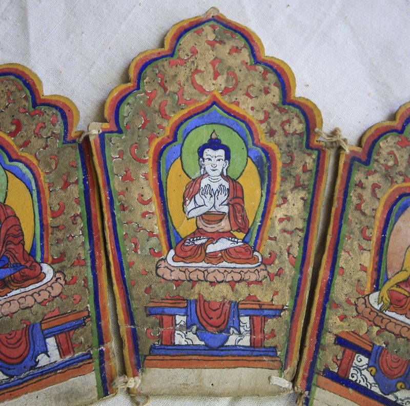 Antique Tibetan Diadem Buddhist Ritual Crown aka Ringga