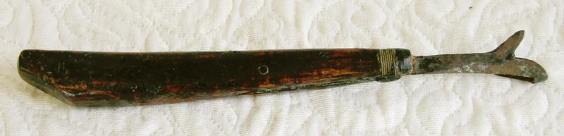 Antique Edo Period Japanese Lacquer tree cutting tool