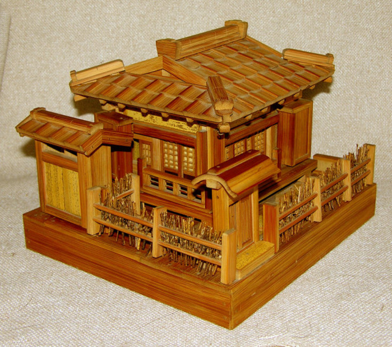 miniature japanese tea house