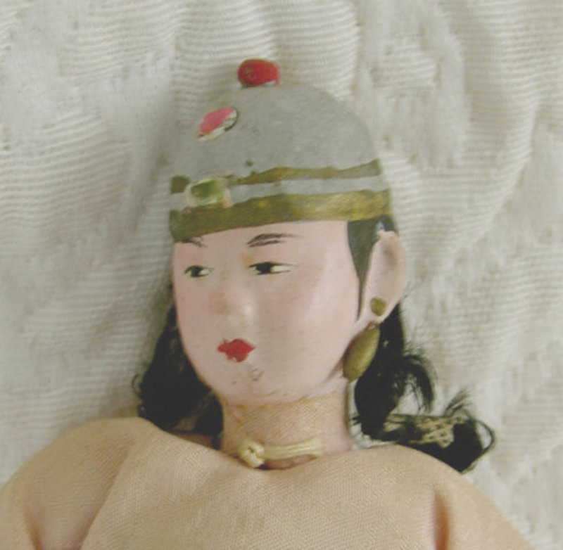 Young Male and female antique Chinese dolls