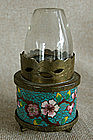 Small Antique Chinese Cloisonne Oil aka Opium Lamp