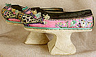 Antique Chinese Manchu Embroidered Platform Shoes