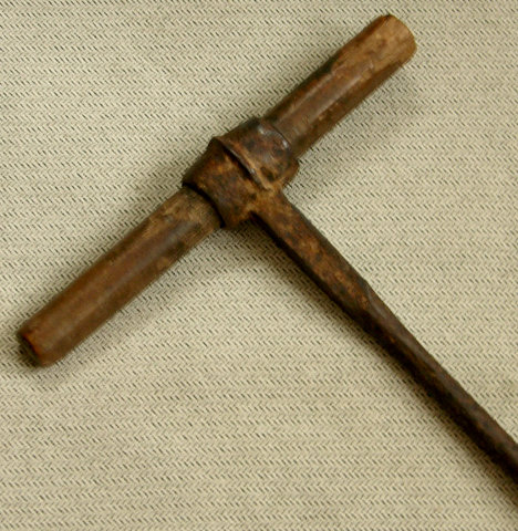 Large Old Chinese Carpenters hand drill tool