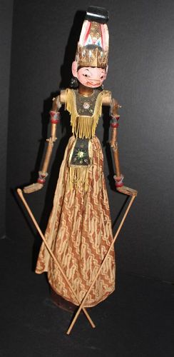 Old Vintage  Javanese Wayang Golek Puppet