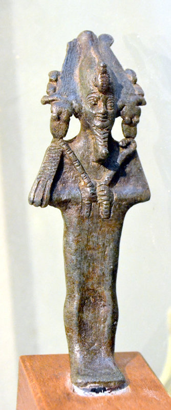 A FINE ANCIENT EGYPTIAN BRONZE OSIRIS
