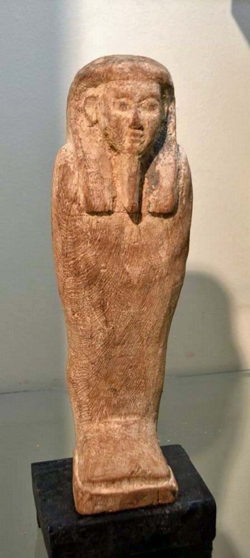 A LARGE ANCIENT EGYPTIAN WOOD PTAH-SOKAR-OSIRIS