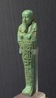 AN ANCIENT EGYPTIAN FAIENCE SHABTI