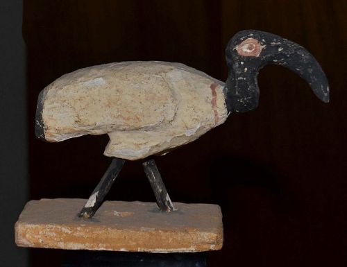 AN ANCIENT EGYPTIAN WOOD IBIS