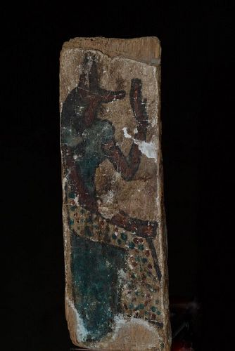 AN ANCIENT EGYPTIAN WOOD PANEL