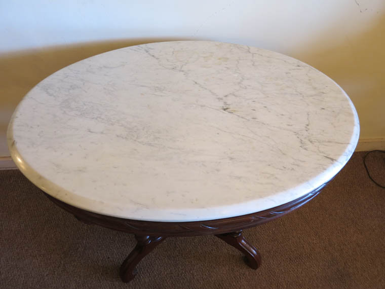 Victorian Marble Top Table