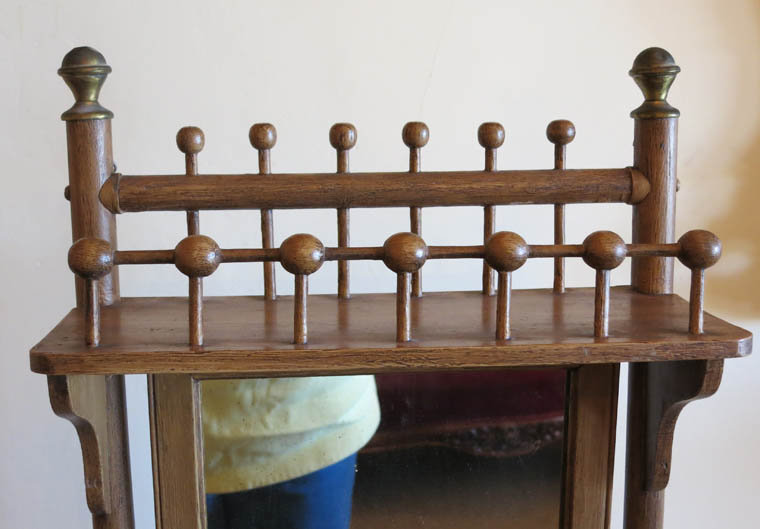 Victorian Stick and Ball Wall Shelf