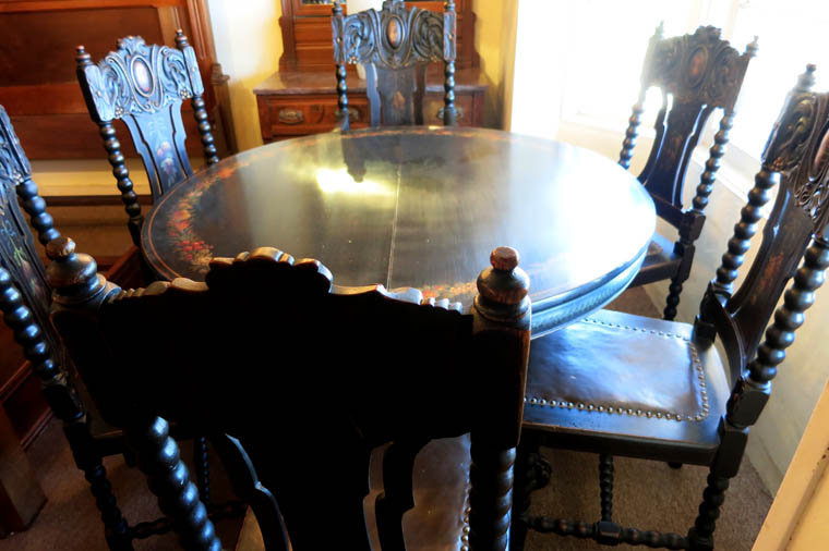 Hand Decorated Dining Table and Chairs