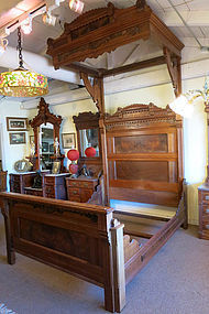 Victorian Half Tester Bedroom Set
