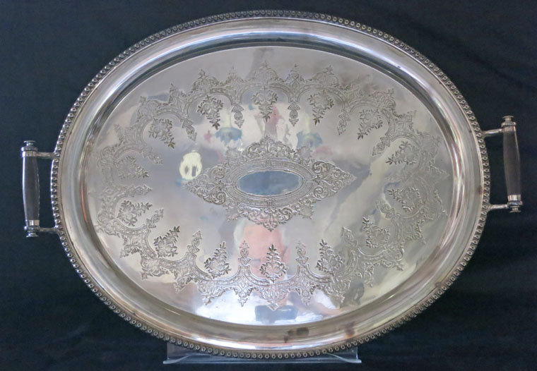 Large Silver Plate Tray