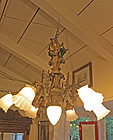 French Bronze Chandelier