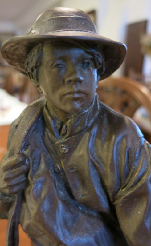 &quot;Little Reb&quot; Bronze by J. N. Muir