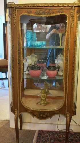 Hand Painted Curio Cabinet