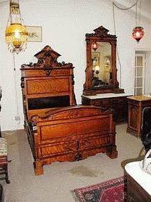 Victorian Renaissance Revival Bedroom Set