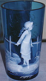 Mary Gregory Tumbler
