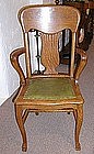 Set of Eight Oak Dining Room Chairs