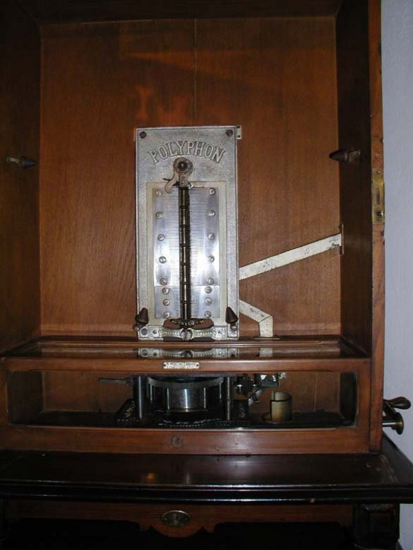 Stand-Up Polyphon Coin Operated Music Box