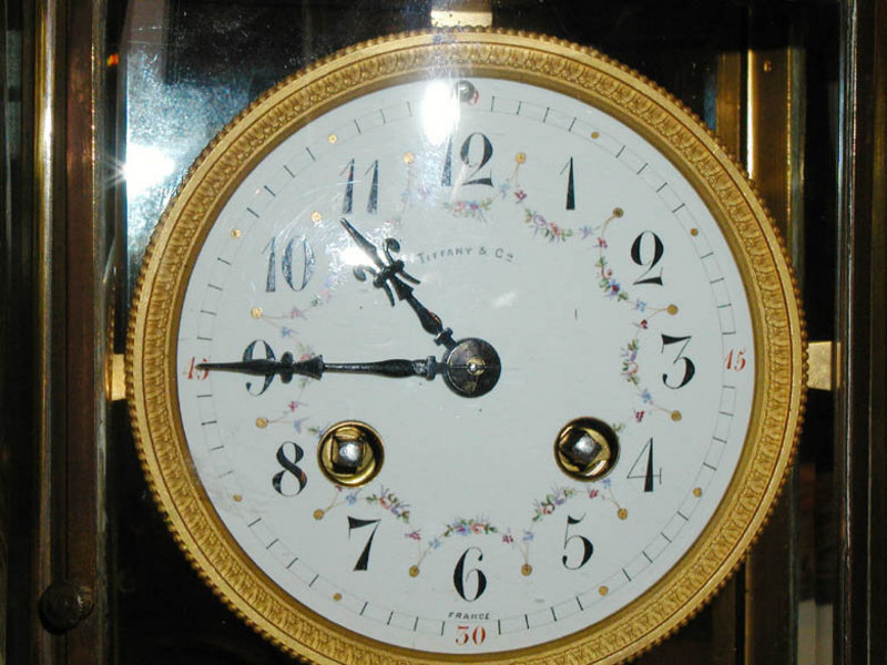 Tiffany &amp; Co. Crystal Regulator Clock