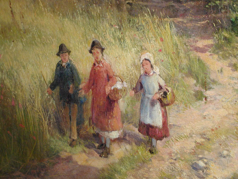 J. Syer, 1870 Oil on Canvas