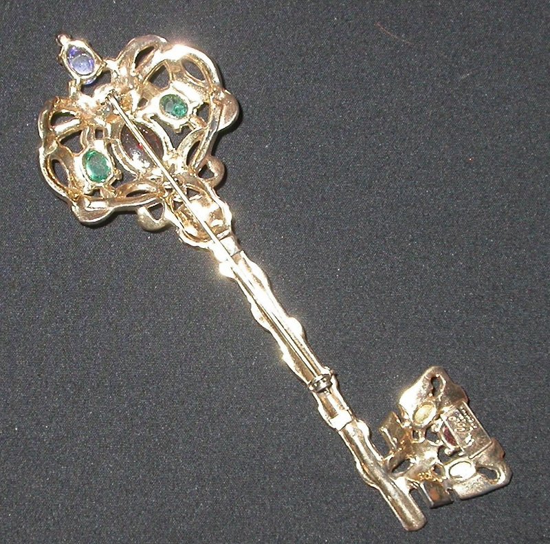 OLD CORO STERLING BROOCH