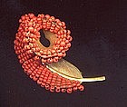 MIRIAM HASKELL FEATHER PIN