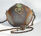 MAYA PURSE WITH TURQUOISE AND PEARLS