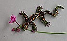 DOROTHY BAUER SALAMANDER BROOCH