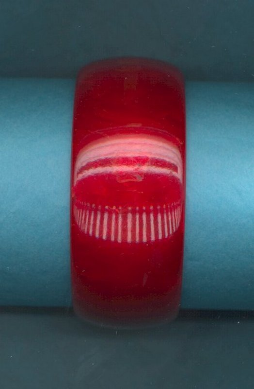 RED BAKELITE BANGLE