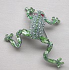 DOROTHY BAUER FROG BROOCH