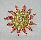 DOROTHY BAUER "SUNBURST" BROOCH