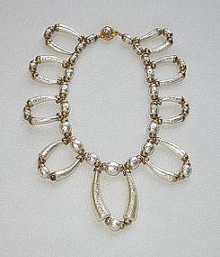 MIRIAM HASKELL COLLAR NECKLACE