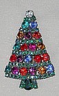 DOROTHY BAUER SPARKLING CHRISTMAS TREE PIN