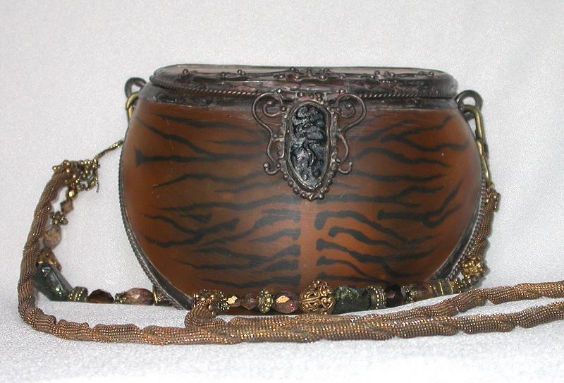 MAYA'S TIGER STRIPE PURSE