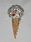 DOROTHY BAUER ICE CREAM CONE BROOCH