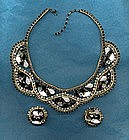 ALICE CAVINESS COLLAR NECKLACE AND EARRINGS
