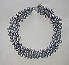 GENUINE PEARL THREE STRAND NECKLACE