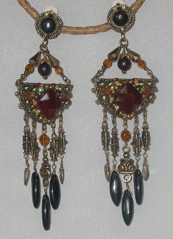 CHANDELIER CLIP EARRINGS BY MAYA