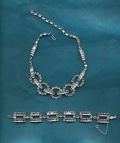 Christian Dior Rhinestone Necklace/Bracelet
