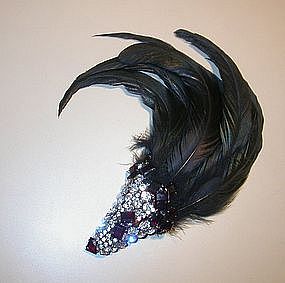 ROBERT SORRELL FEATHER BROOCH