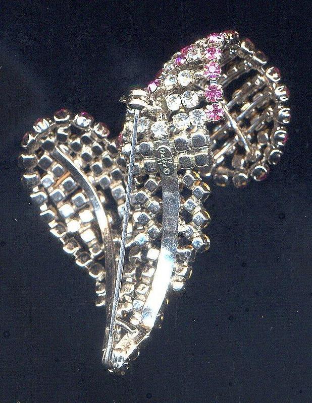 CHRISTIAN DIOR  LEAF BROOCH