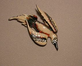 OLD CHANEL BIRD BROOCH