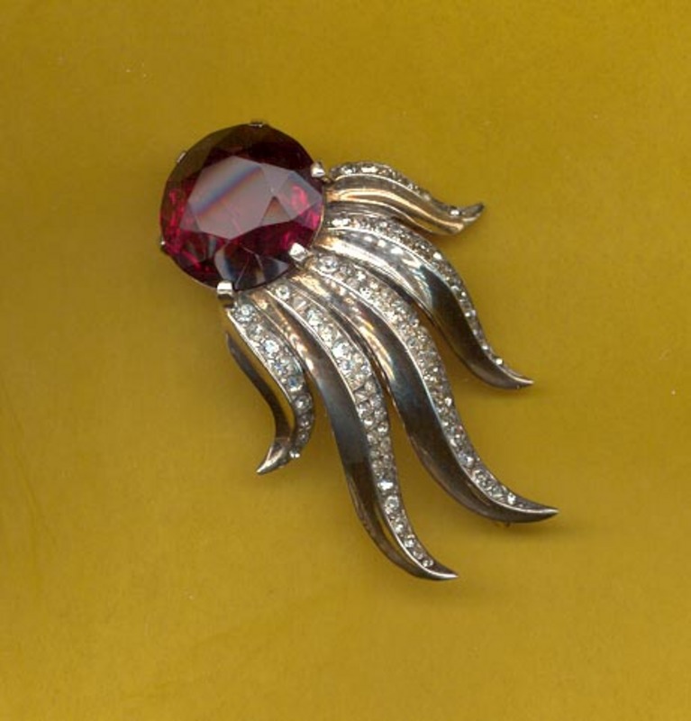 Trifari Sterling Brooch