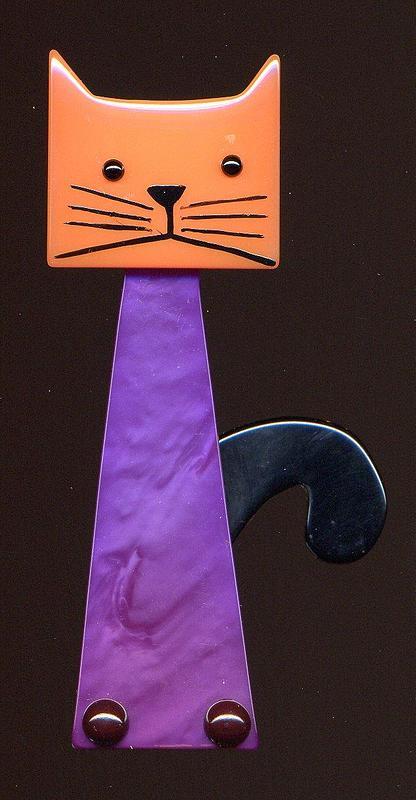 PAVONE CAT BROOCH