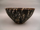 Extremely Rare Black Bowl With Tortoise Shell Glaze