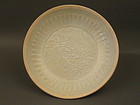 A Nice Pattern Qingbai Dish With A Pair Of Phoenix